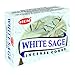 White sage cones pack of 12 ,10 cones Each Total 120 cones -HEM INCENSE