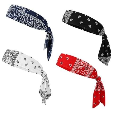 Gjinxi Sweat-Wicking Headband Bundle for Sports Cover