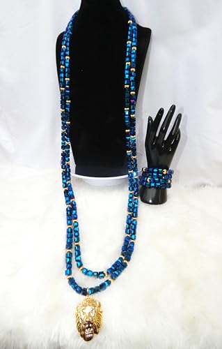 Collar de cuentas africanas para fiestas y bodas tradicionales 3