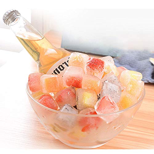Molde para cubitos de hielo de silicona con tapa miniatura 4