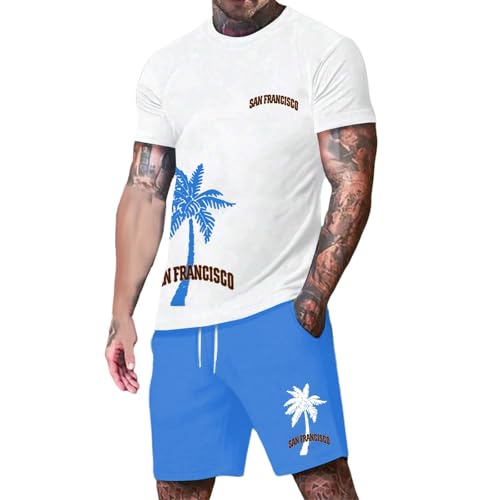 Ensemble de Sport à impression numérique 3D York au graphisme ultra réaliste et design bleu ciel