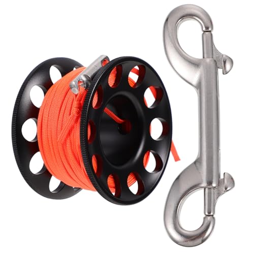 MUELODSIC 1set Underwater Diving Spool Finger Spool Signal Buoy Reel for Cave and Technical Diving Activities for Safe Navigation