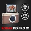 KODAK Pixpro C1 - Fotocamera digitale ultra compatta | 13MP BSI CMOS, zoom 4X, schermo LCD da 2,8", flash LED, marrone