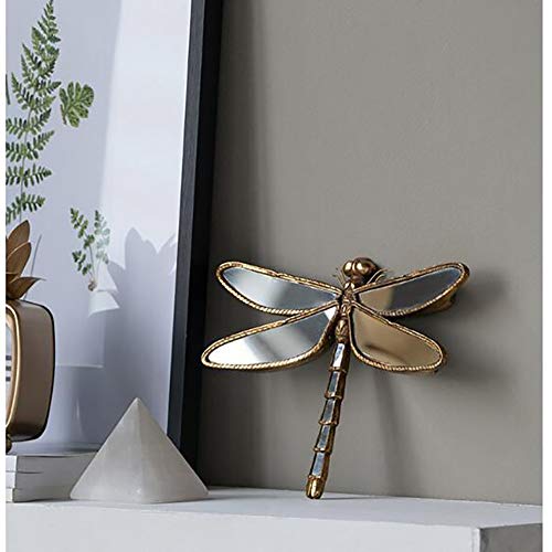 zenggp Hars vlinder/libelle spiegel wanddecoratie meisjes slaapkamer prachtige muurkunst dragonfly - Afbeelding 3
