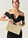 SWEETV Clutch Purses for Women Evening/Formal, Fashion PU Leather Purse for Prom, Cocktail, and Wedding,Nina