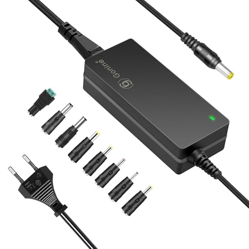 Gonine Adaptateur Secteur 12V 5A 60W, convertisseur AC DC 100-220V en transformateur 12 Volt 5 Amp pour Bande Lumineuse LED, écran d'ordinateur, etc.