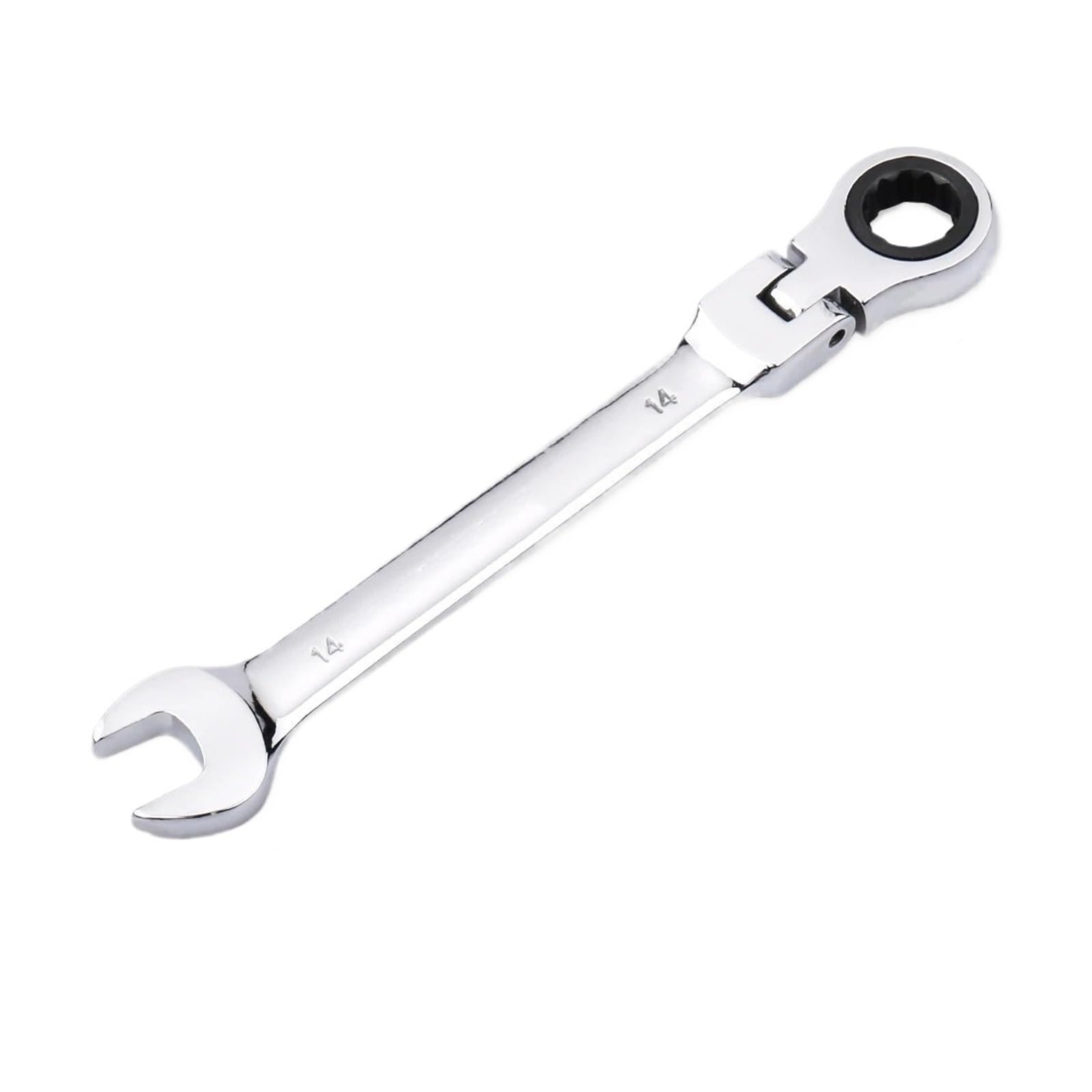 OLAQWENB Torque Wrenches Ratchet Wrench Combination Metric Flex Head Ratcheting 11-15mm Sturdy Spanner Tools Precision Torque Wrench(14mm)