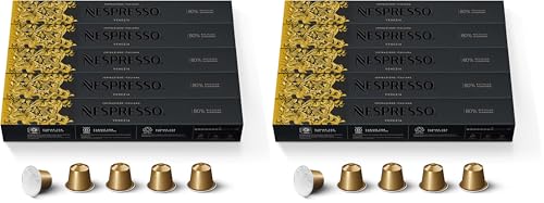 Image of Nespresso Capsules Original Line, Ispirazione Venezia, Medium Roast Coffee Pods, 50-Count Espresso Coffee Pods (Pack of 2)