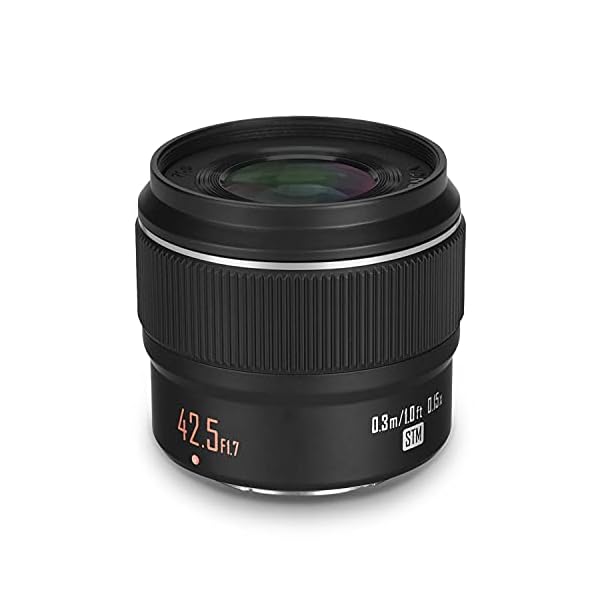 YONGNUO YN42.5mm F1.7M II Weitwinkelobjektiv F1.7 Schwarz - Kompatibel mit Panasonic & Olympus Micro Mount – Bild 3