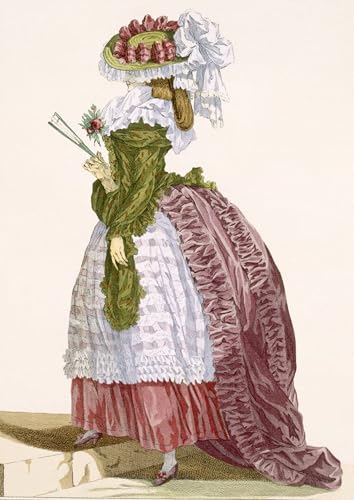 Reproduccion de lienzo dama en burdeos Watteau el regalo artistico ideal