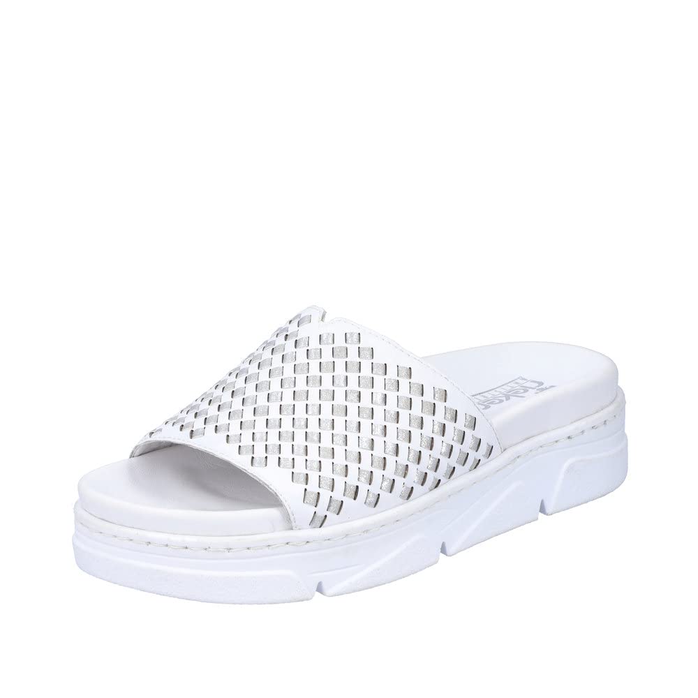 Rieker 62198, Sandal, weiß,