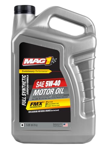 Aceite Motor Sintético Completo European 5W-40 5 Quarts miniatura 1