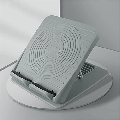 傾斜板 傾斜ペダルスタンディングカーフストレッチアーティファクト折りたたみホームヨガフィットネス運動器具(グレー)