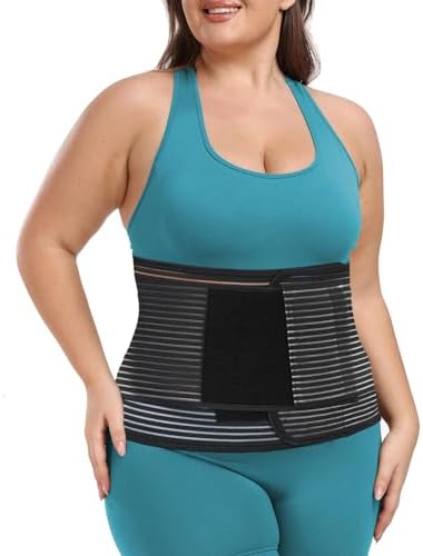 MAMODY Abdominal Binder Post Surgery Plus Size Postpartum Belly Band Wrap