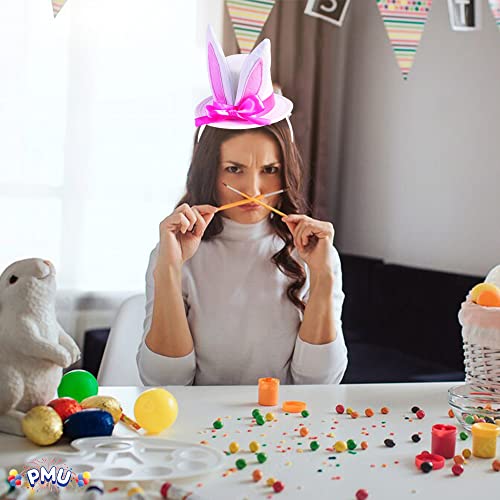 Pmu Plush Bunny Top Hat Headband Pkg/1 #TOP7