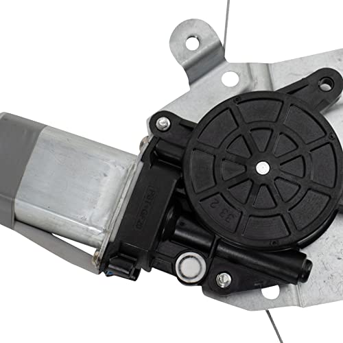 Image of TRQ Front Passenger Side Power Window Motor and Regulator Assembly Compatible with 2013-2019 Nissan Sentra