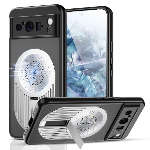 ��p Google Pixel 8 �Ή� �P�[�X MagSafe�Ή� ���M ���^ �A���~�������b�V���P�[�X ���C�����X�[�d�Ή� �ϏՌ� �B���X�^���h�t�� �s�N�O�[�O�� �s�N�Z�� 8 �p �J�o�[ �O���t�F���ʋC���M �}�O�l�b�g���� ���� �s�N�Z�� �҂����� 