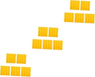 Totority 15 Peças De Tijolo Cego De Silicone Pegajoso Colisão Redonda Tátil Para Idosos Tábuas De Piso Térreo Telhas De Jardim Cúpulas Almofadas De Cumeeira Telhas Táteis Pavimento