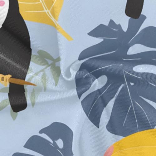 Girls Swimsuit Toucan Leaf Pattern One Piece Swimwear 5