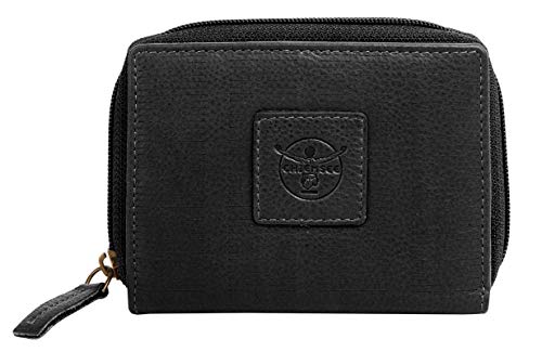 Preisvergleich Produktbild Chiemsee Geldbörse Haiti Echt Leder schwarz Damen - 020295