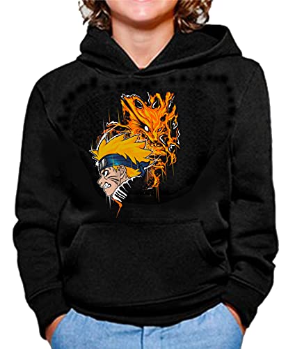 the Fan Tee Sudadera de NIÑOS Naruto Sasuke Kakashi Itachi 038 9-11 Años