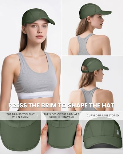 Image of YANIKY Quick-Dry Running Hat for Men & Women Cooling Hat UPF 50+ Thin Baseball Cap Lightweight Breathable Mesh Sport Hats