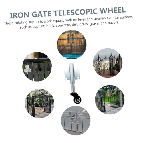 Roue de portail pour terrain inégal et accès de propriété fluide - 7