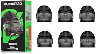 交換用カートリッジ Vaporesso Renova Zero, Zero Care, Zero S, Zero 2 交換用 POD (ベイプバンドセット) (6個/1.2Ω/3箱)