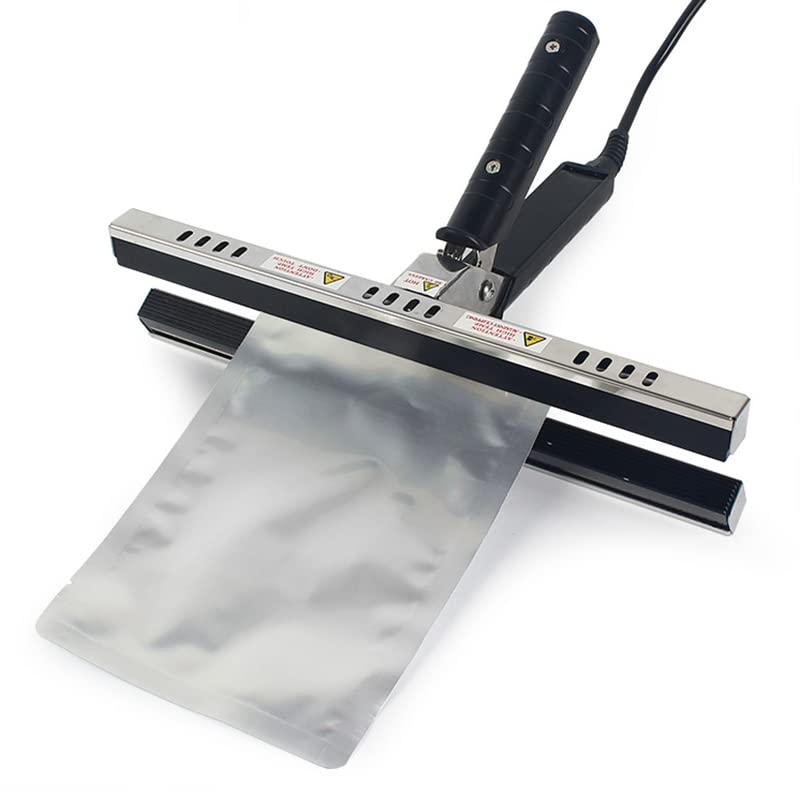 Scelleuse de Sacs en Plastique, Machine d'emballage de Sacs sous Vide, scelleuse à Chaud, scelleuse à Impulsion pour scelleuse de Sacs en Plastique PP/PE, Chauffage Uniforme, p(350 W