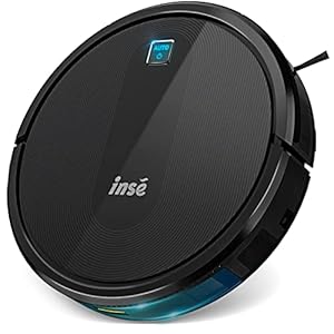 Staubsauger Roboter, INSE Saugroboter, 4 Reinigungsmodi Roboterstaubsauger, Starke 2200Pa Saugkraft, Selbstaufladung und…
