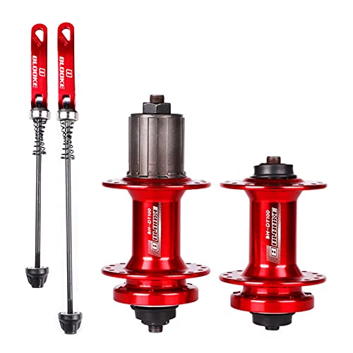 Augneveres Mountainbike-Kugelnabe 32 Löcher, hochfeste Schnellspanner und Scheibenbrems-Achsnaben, Fahrrad-Radnabe vorne 100 mm/hinten 135 mm 7 8 9 10 11 Geschwindigkeit Cover