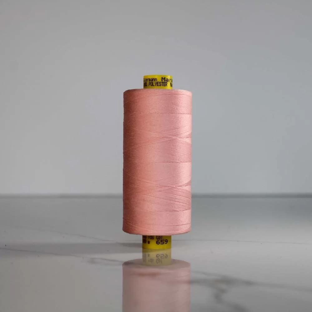 Gutermann Mara 120 All-Purpose Polyester Sewing Thread – 1000m Spool, UV Resistant, Silky Shine, Tear & Abrasion Resistant – Perfect for Sewing Machines or Hand Sewing/Colour-659