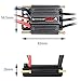 FLYCOLOR 150A ESC 2-6S Waterproof Brushless Electronic Speed Controller with 5.5V/5A BEC and XT90 6.0mm Banana Head Connector for Model Ship RC Boat