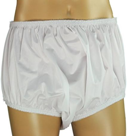 ObboMed MT-3501G/MT-3501N “New Larger Leg Circumference” Reusable Washable Underwear Waterproof Pull-On Incontinent Under Pants, for Patients, Elders, Adult Men and Women – White (M: 28-34 inches)