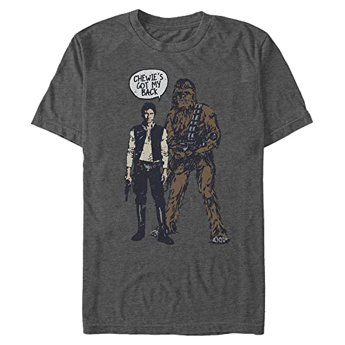 Star Wars Mah Back t-shirt homme anti irritation coton respirant