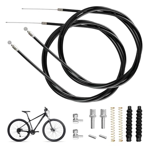 14 Piece Câble de Frein avant Vélo 114cm, Câble de Frein de Vélo de Montagne Qualité de L'acier, Durable Universel Câble de Frein, Cable de Frein Vélo...