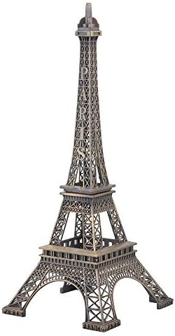 niceeshop 15cm Home Decoration Eiffel Tower Metallic Model Bronze Color