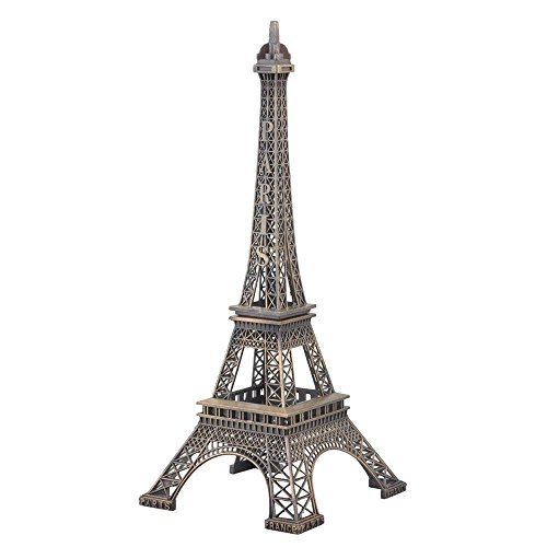 Niceeshop 15Cm Home Decoration Eiffel Tower Metallic Model Bronze Color #TOP3