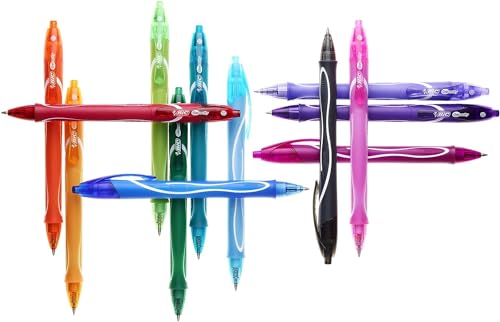 Bolígrafos BIC Gel-ocity secado rápido negro x12 miniatura 3