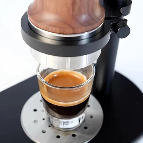 Tragbare manuelle Espressomaschine, Espressomaschine aus Edelstahl, manuelle Kaffeemaschine in kompakter Größe, kein Strom erforderlich, für Zuhause, im Freien, beim Camping