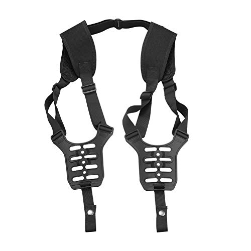 Tactical Scorpion Gear TSG-Shh Pair Modular Polymer Shoulder Harness Platform - Black