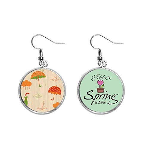 Pendientes de nube con lluvia para mujer joyas de primavera decorativas