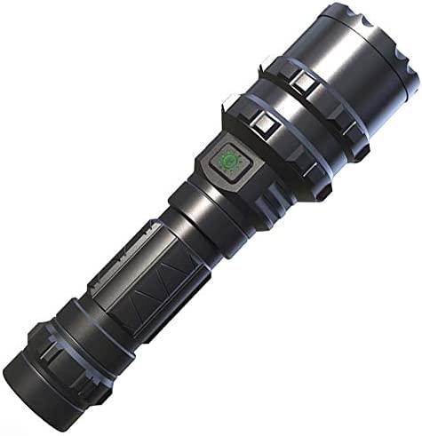Linterna LED recargable de largo alcance de 1000 metros, ultrabrillante, multifunción, USB, impermeable, para uso en exteriores e interiores