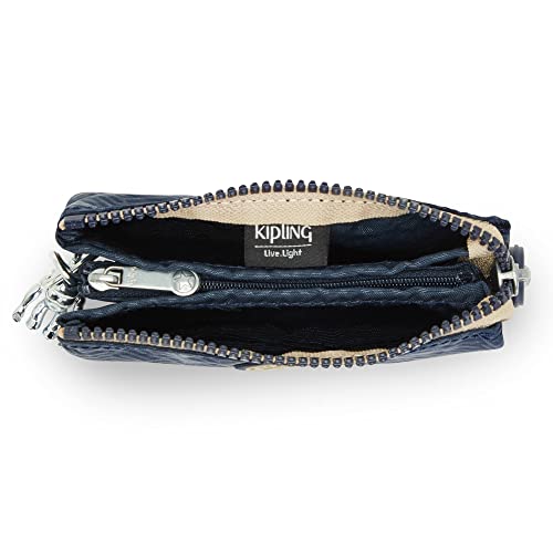 Image of Kipling Womens WomenA's Creativity Small Pouch, Versatile Cosmetics Kit, Lightweight Nylon Travel Organizer Wallet, Endless Bl Emb, 5.75 L x 3.75 H 1.5 D US
