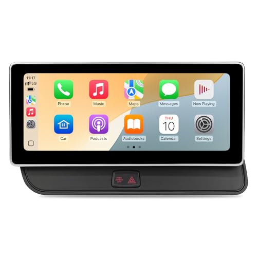 10.25 inch Touch Screen for Audi Q5 Multimedia (2009-2017) CarPlay Android Auto Upgrade Factory Car Radio Retain Original Stereo System (10.25 Q5 Multimedia D168)