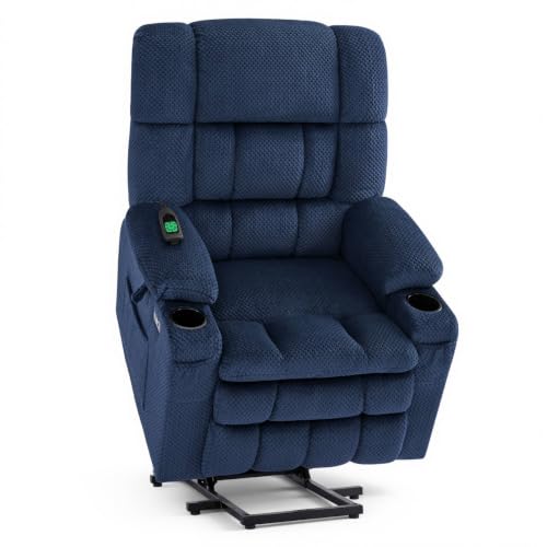 MCombo Dual Motor Power Lift Recliner Chair for Elderly, Massage Heat 7890