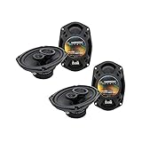 Harmony Audio R69 Factory Speaker Replacement Package Compatible with Nissan Sentra 2007 2008 2009 2010 2011 2012 2013 2014