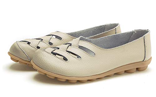 Image of VenusCelia Women's Braided-Nests Walking Flat Loafer