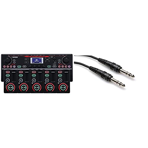 Image of BOSS RC-505MKII Loop Station and Hosa CSS-110 10' TRS to TRS Balanced Interconnect Cable Bundle