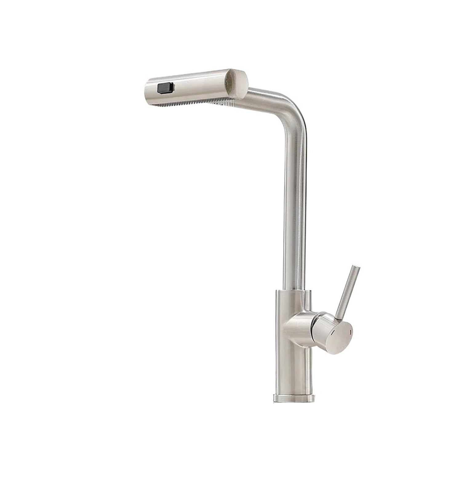 Gqnblvhzupdm Brushed Nickel Kitchen Faucets, Black Nickel 304 Stainless Steel Pull-Out Kitchen Faucet, Waterfall Mixed Water Sink Tap Multi-Function Rinse Rotate 3668(Brushed Nickel)